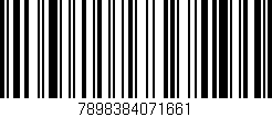 Código de barras (EAN, GTIN, SKU, ISBN): '7898384071661'