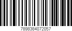 Código de barras (EAN, GTIN, SKU, ISBN): '7898384072057'