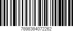 Código de barras (EAN, GTIN, SKU, ISBN): '7898384072262'