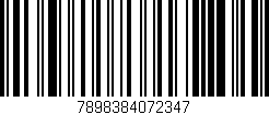 Código de barras (EAN, GTIN, SKU, ISBN): '7898384072347'