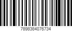 Código de barras (EAN, GTIN, SKU, ISBN): '7898384076734'