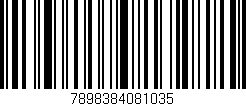 Código de barras (EAN, GTIN, SKU, ISBN): '7898384081035'