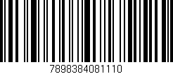 Código de barras (EAN, GTIN, SKU, ISBN): '7898384081110'