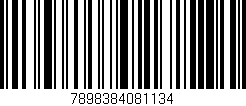 Código de barras (EAN, GTIN, SKU, ISBN): '7898384081134'