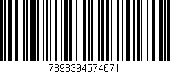 Código de barras (EAN, GTIN, SKU, ISBN): '7898394574671'