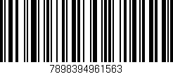 Código de barras (EAN, GTIN, SKU, ISBN): '7898394961563'