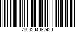 Código de barras (EAN, GTIN, SKU, ISBN): '7898394962430'
