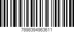 Código de barras (EAN, GTIN, SKU, ISBN): '7898394963611'