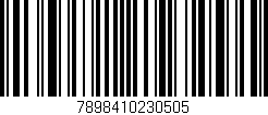 Código de barras (EAN, GTIN, SKU, ISBN): '7898410230505'
