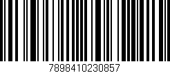 Código de barras (EAN, GTIN, SKU, ISBN): '7898410230857'