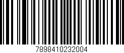 Código de barras (EAN, GTIN, SKU, ISBN): '7898410232004'