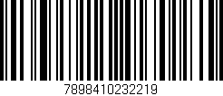 Código de barras (EAN, GTIN, SKU, ISBN): '7898410232219'