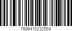 Código de barras (EAN, GTIN, SKU, ISBN): '7898410232554'