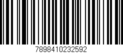 Código de barras (EAN, GTIN, SKU, ISBN): '7898410232592'