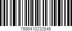 Código de barras (EAN, GTIN, SKU, ISBN): '7898410232646'