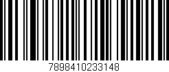 Código de barras (EAN, GTIN, SKU, ISBN): '7898410233148'