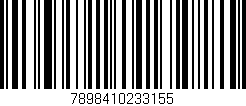 Código de barras (EAN, GTIN, SKU, ISBN): '7898410233155'