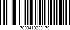 Código de barras (EAN, GTIN, SKU, ISBN): '7898410233179'