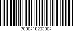 Código de barras (EAN, GTIN, SKU, ISBN): '7898410233384'