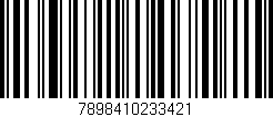Código de barras (EAN, GTIN, SKU, ISBN): '7898410233421'