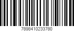 Código de barras (EAN, GTIN, SKU, ISBN): '7898410233780'