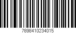 Código de barras (EAN, GTIN, SKU, ISBN): '7898410234015'