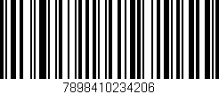 Código de barras (EAN, GTIN, SKU, ISBN): '7898410234206'