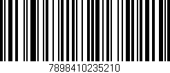 Código de barras (EAN, GTIN, SKU, ISBN): '7898410235210'