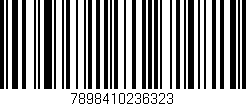 Código de barras (EAN, GTIN, SKU, ISBN): '7898410236323'