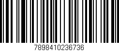 Código de barras (EAN, GTIN, SKU, ISBN): '7898410236736'