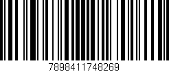 Código de barras (EAN, GTIN, SKU, ISBN): '7898411748269'