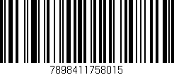 Código de barras (EAN, GTIN, SKU, ISBN): '7898411758015'
