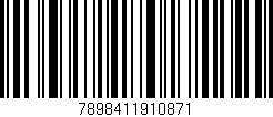 Código de barras (EAN, GTIN, SKU, ISBN): '7898411910871'