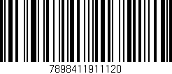 Código de barras (EAN, GTIN, SKU, ISBN): '7898411911120'