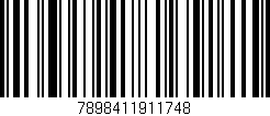 Código de barras (EAN, GTIN, SKU, ISBN): '7898411911748'