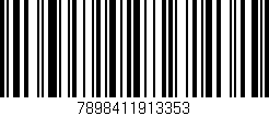 Código de barras (EAN, GTIN, SKU, ISBN): '7898411913353'