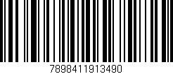 Código de barras (EAN, GTIN, SKU, ISBN): '7898411913490'