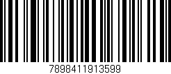 Código de barras (EAN, GTIN, SKU, ISBN): '7898411913599'