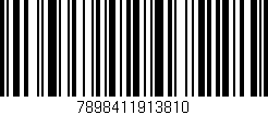 Código de barras (EAN, GTIN, SKU, ISBN): '7898411913810'