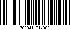 Código de barras (EAN, GTIN, SKU, ISBN): '7898411914008'
