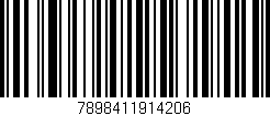Código de barras (EAN, GTIN, SKU, ISBN): '7898411914206'
