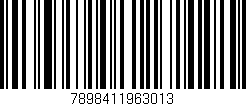 Código de barras (EAN, GTIN, SKU, ISBN): '7898411963013'