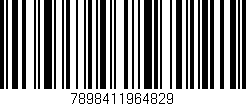 Código de barras (EAN, GTIN, SKU, ISBN): '7898411964829'