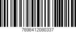 Código de barras (EAN, GTIN, SKU, ISBN): '7898412080337'