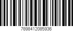 Código de barras (EAN, GTIN, SKU, ISBN): '7898412085936'