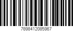 Código de barras (EAN, GTIN, SKU, ISBN): '7898412085967'