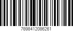 Código de barras (EAN, GTIN, SKU, ISBN): '7898412086261'