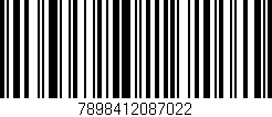 Código de barras (EAN, GTIN, SKU, ISBN): '7898412087022'