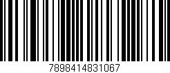 Código de barras (EAN, GTIN, SKU, ISBN): '7898414831067'