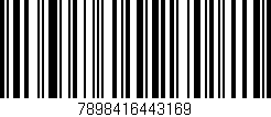 Código de barras (EAN, GTIN, SKU, ISBN): '7898416443169'